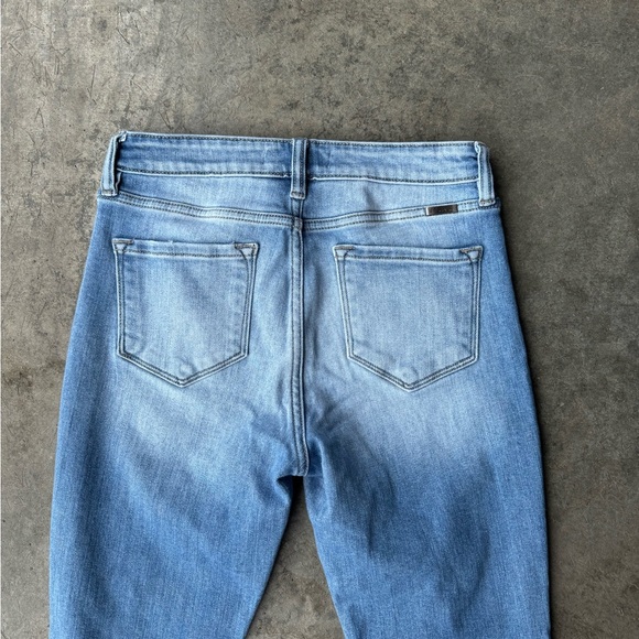 KanCan Light Blue Distressed Ankle Jeans - Picture 4 of 6